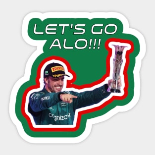 Let's Go Alonso! Sticker